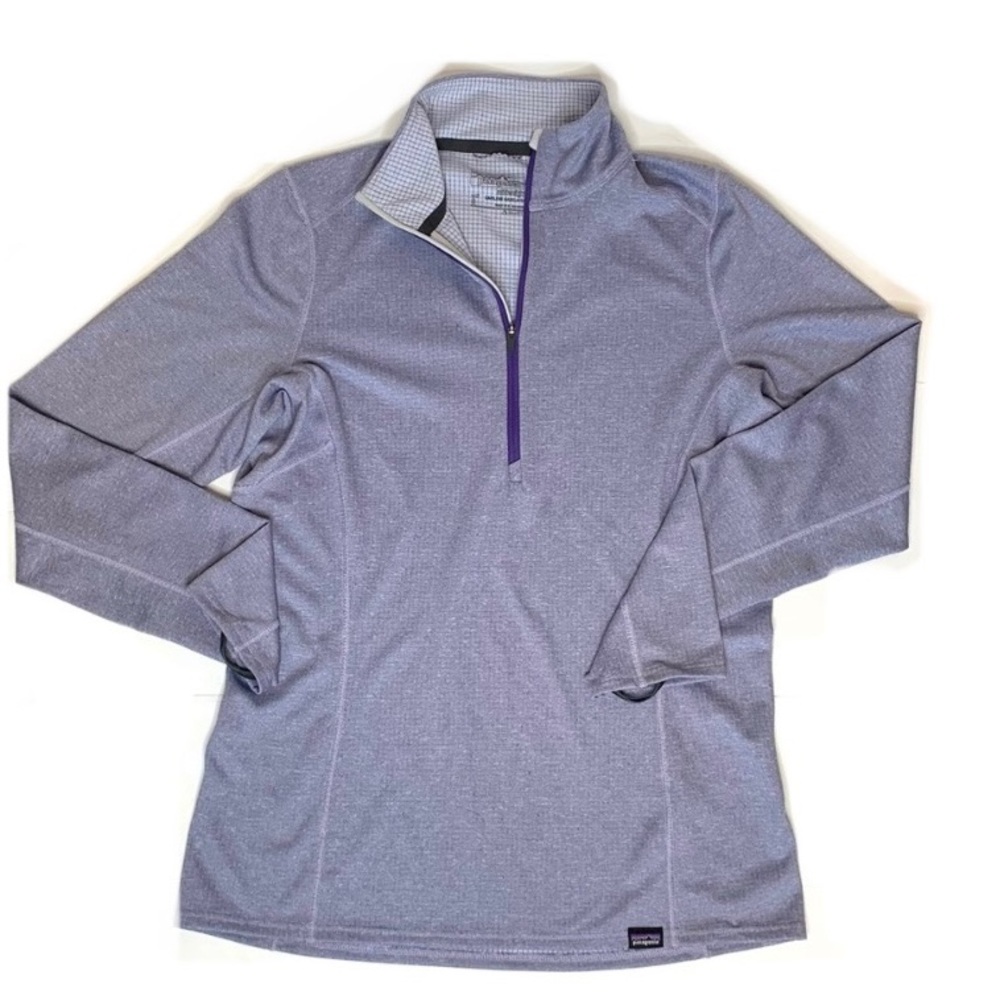 Patagonia capilene baselayer Quarter zip pullover Lavender